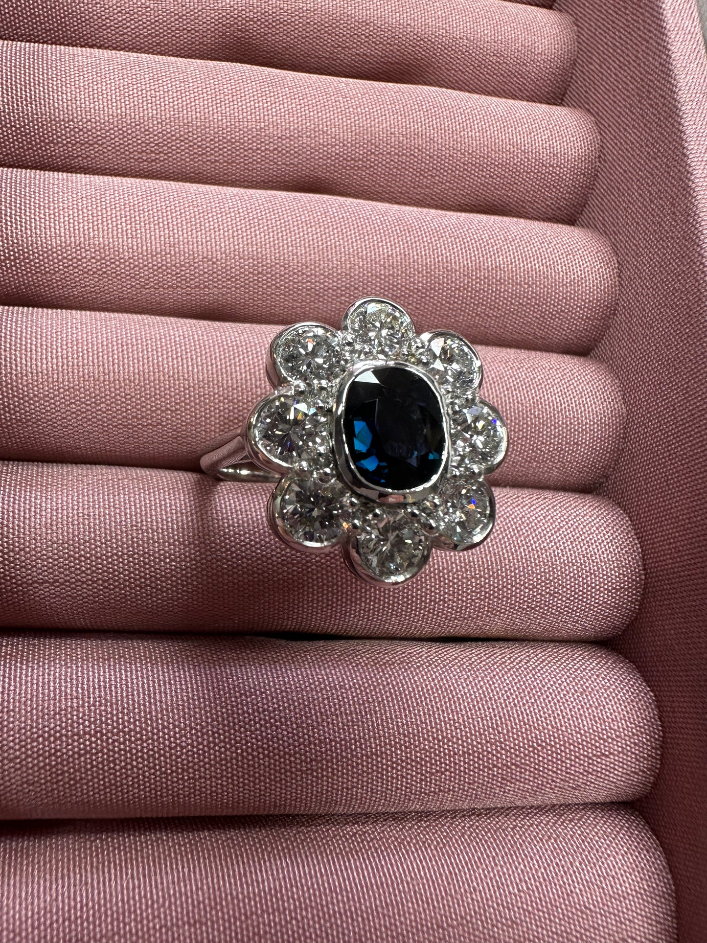 Sapphire and Diamond Ring