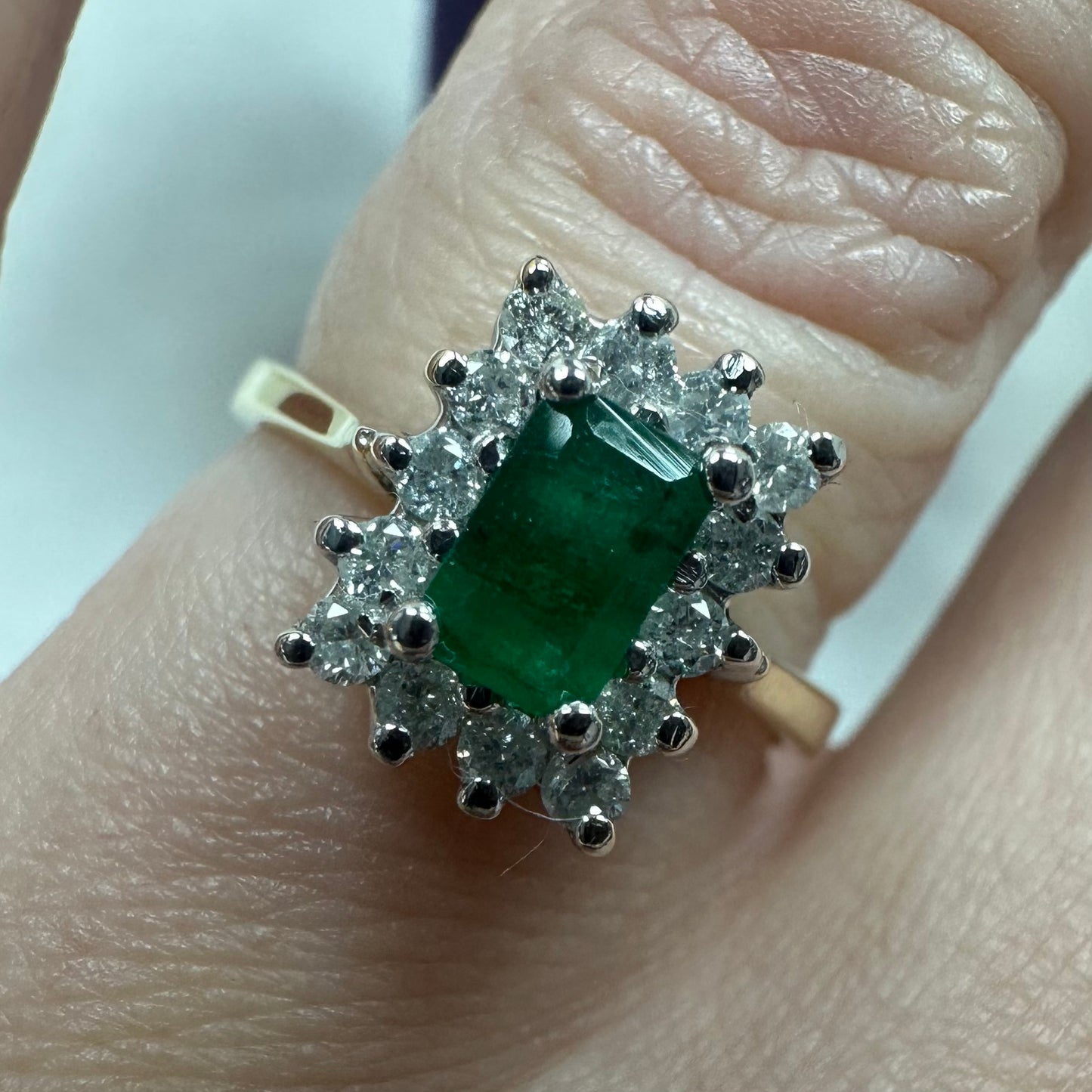 Emerald & Diamond Ring