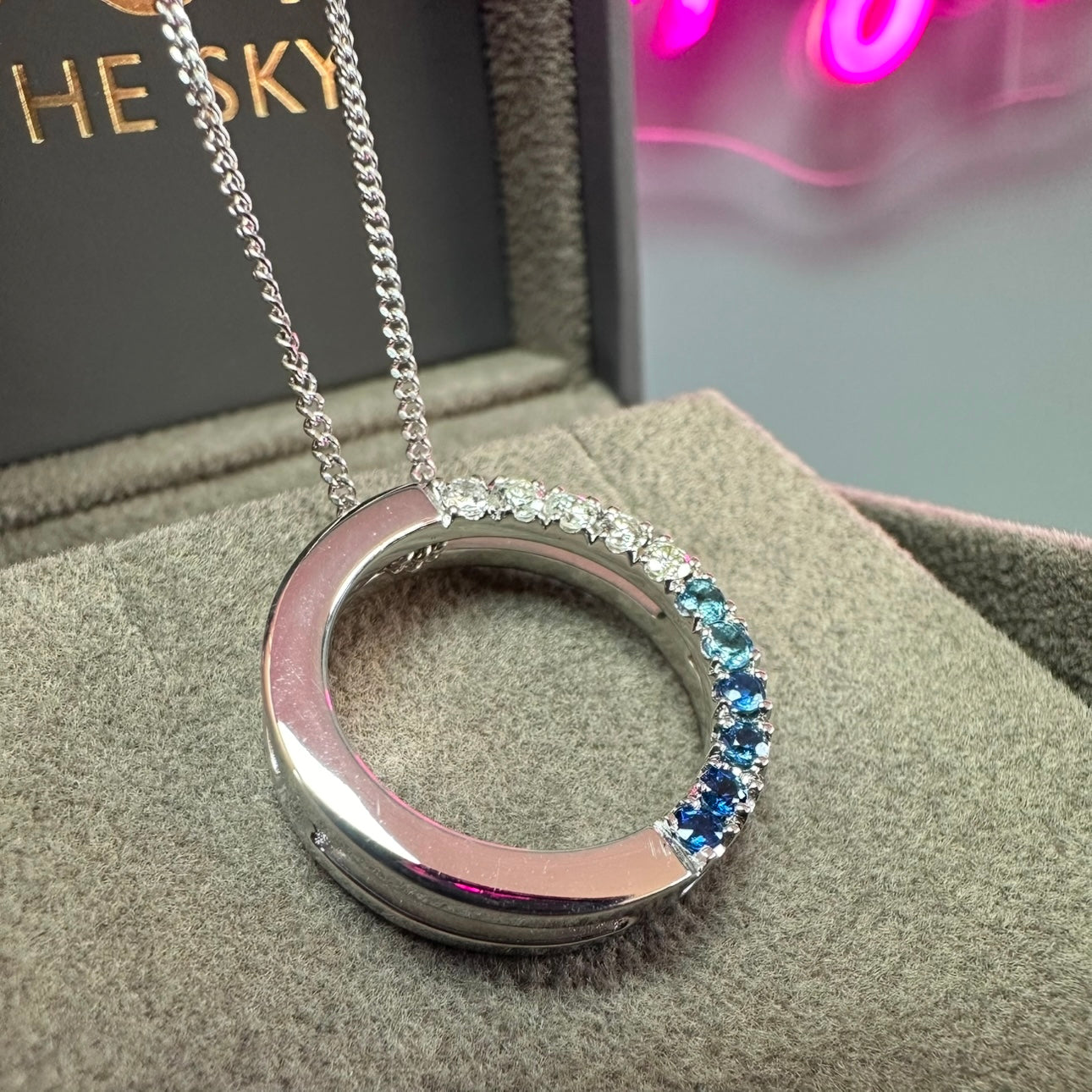 ‘Azure’ Eclipse Necklace