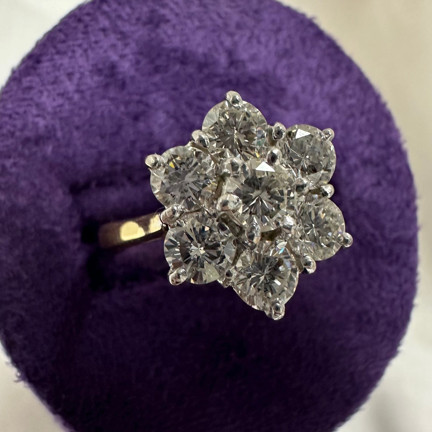 18ct Diamond Cluster