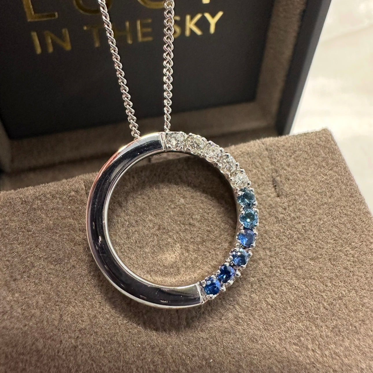 ‘Azure’ Eclipse Necklace