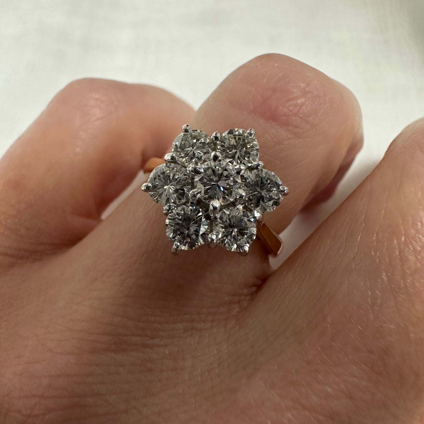 18ct Diamond Cluster