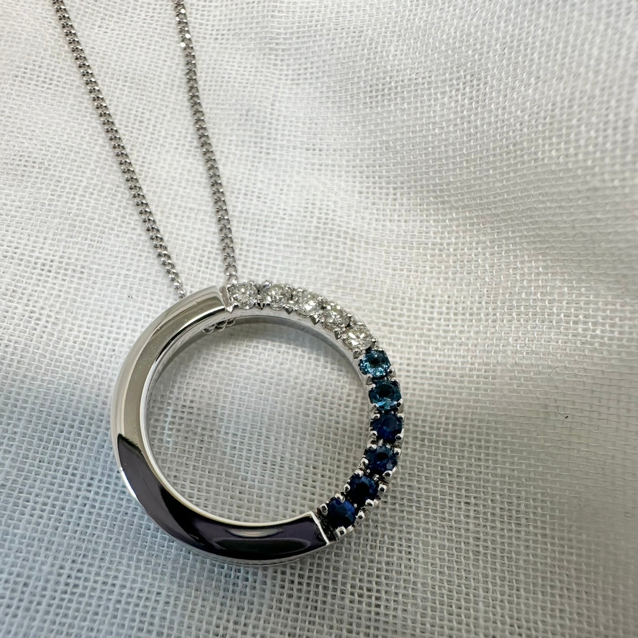 ‘Azure’ Eclipse Necklace