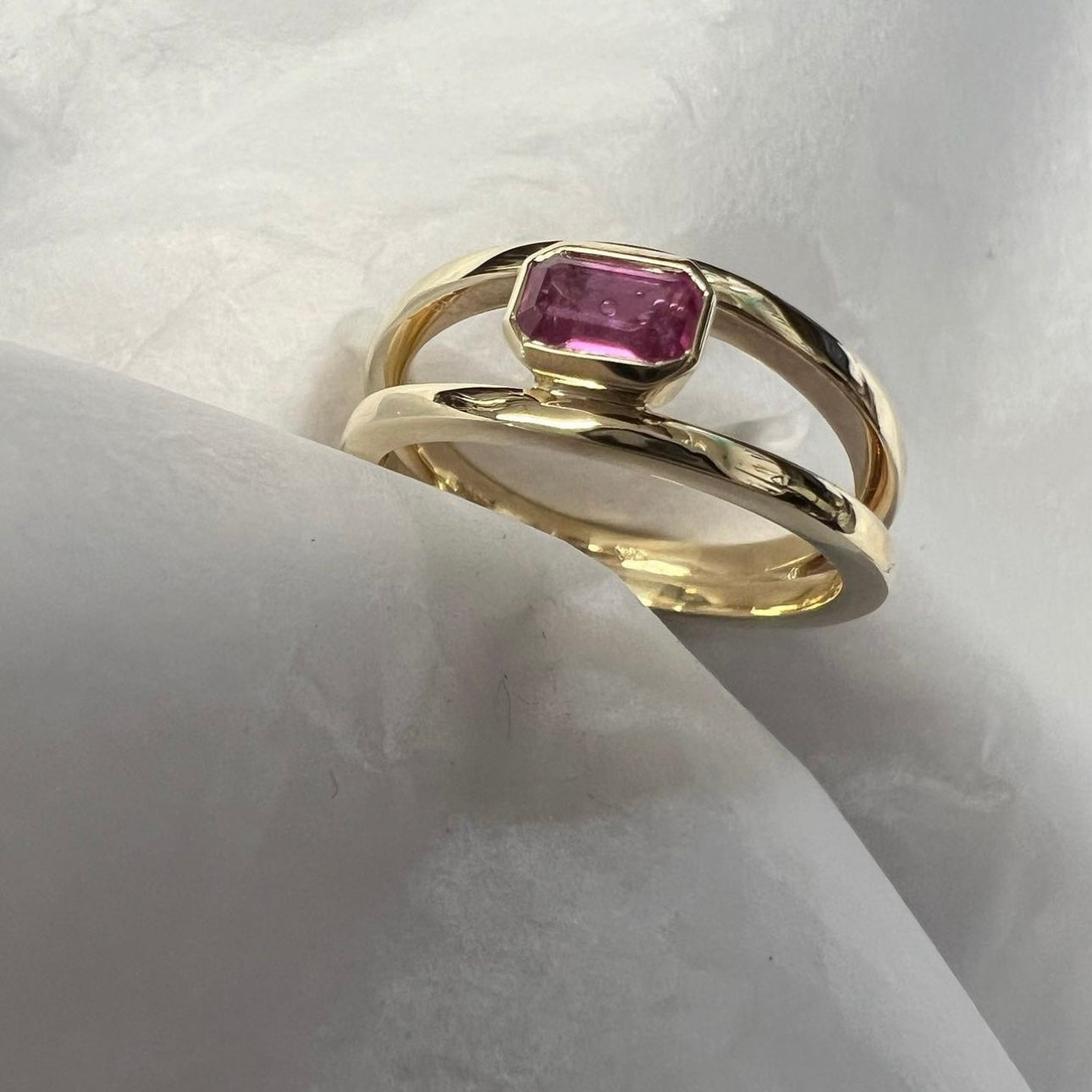 Pink Sapphire Ring