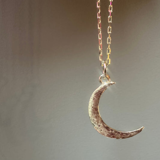 Gold Moon Necklace - Lucy in the Sky