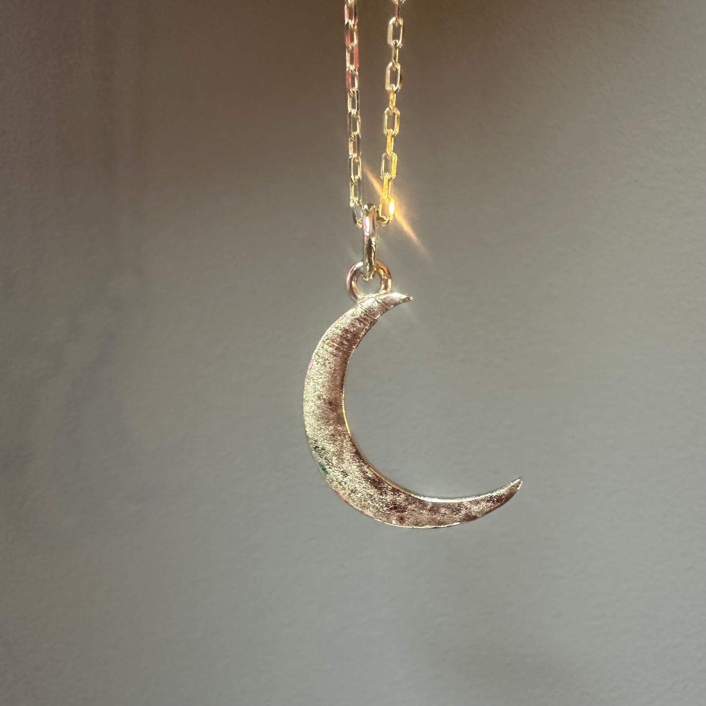 Gold Moon Necklace
