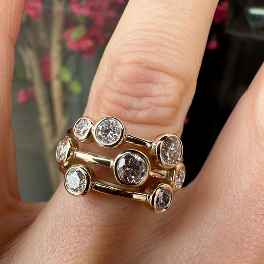 9ct Diamond Dress Ring - Lucy in the Sky
