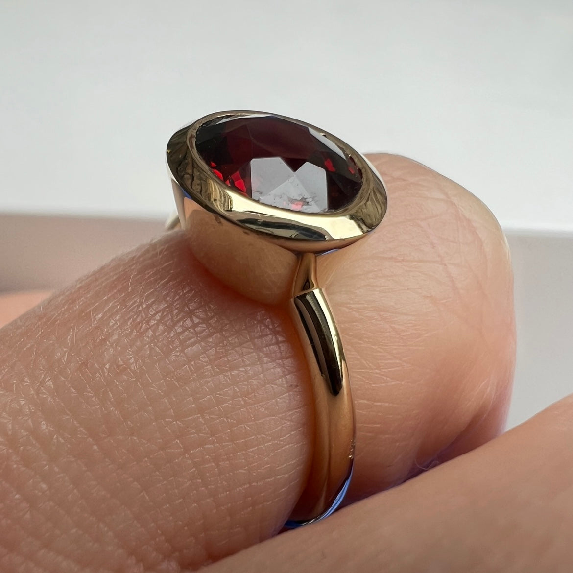 Garnet ring