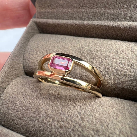 Pink Sapphire Ring