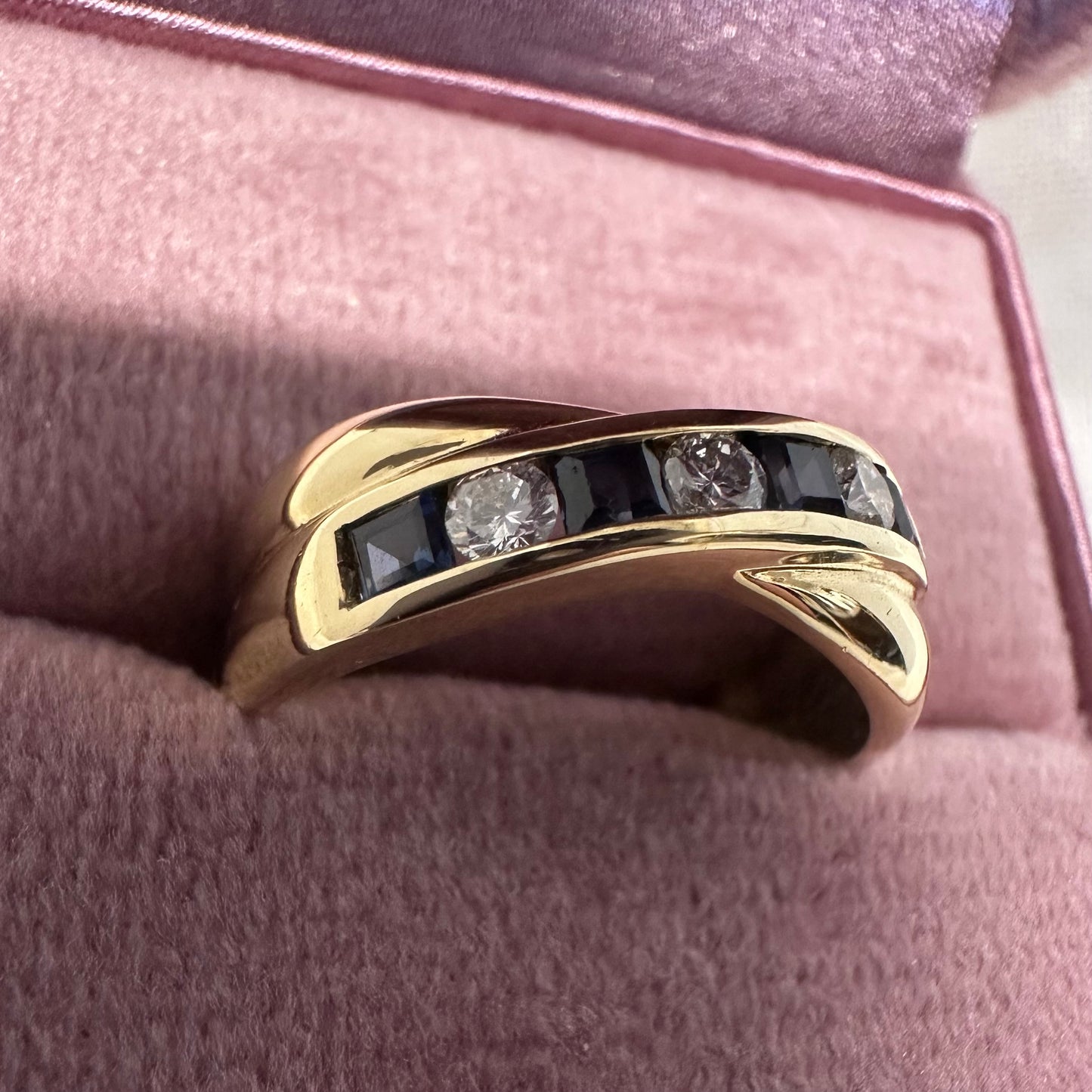 18ct Sapphire and Diamond Ring