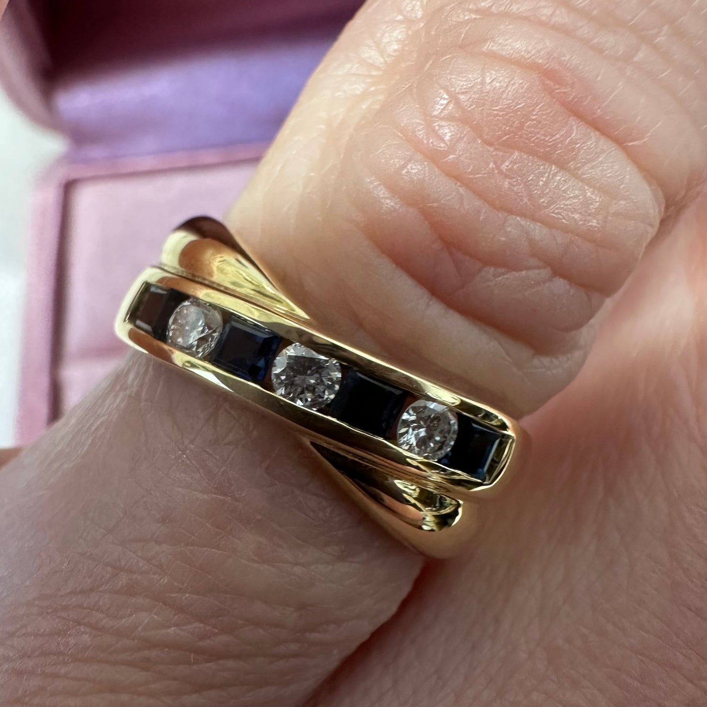 18ct Sapphire and Diamond Ring