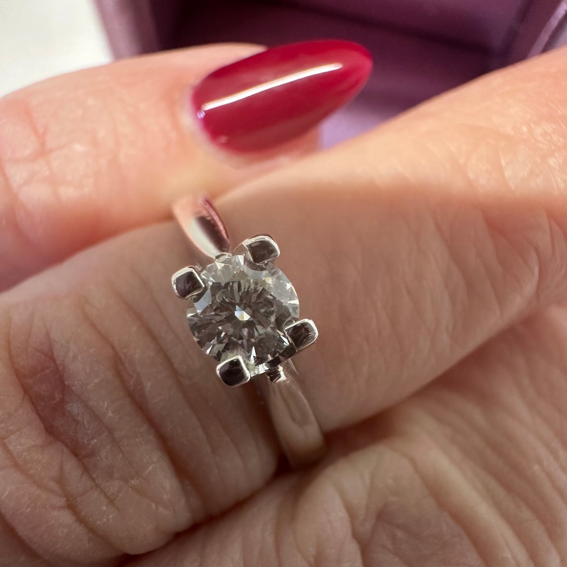 Platinum Diamond Ring - Lucy in the Sky
