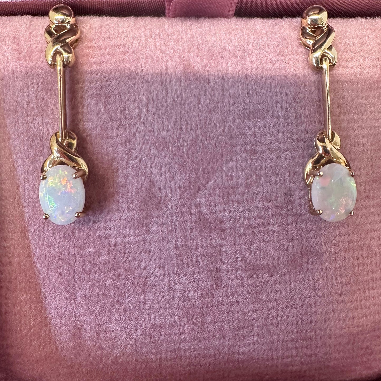 9ct Opal Earrings - Lucy in the Sky