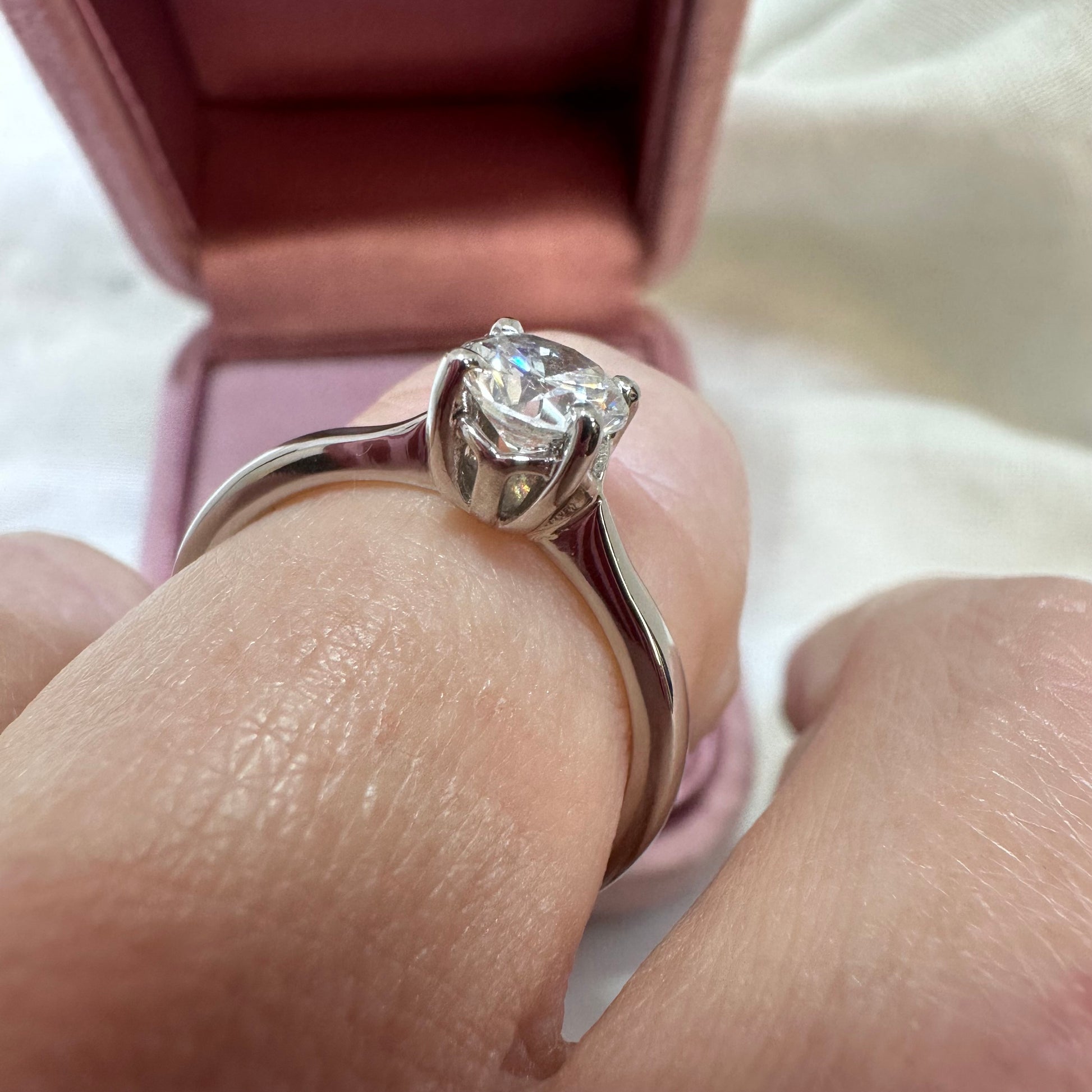 Platinum Diamond Solitaire - Lucy in the Sky