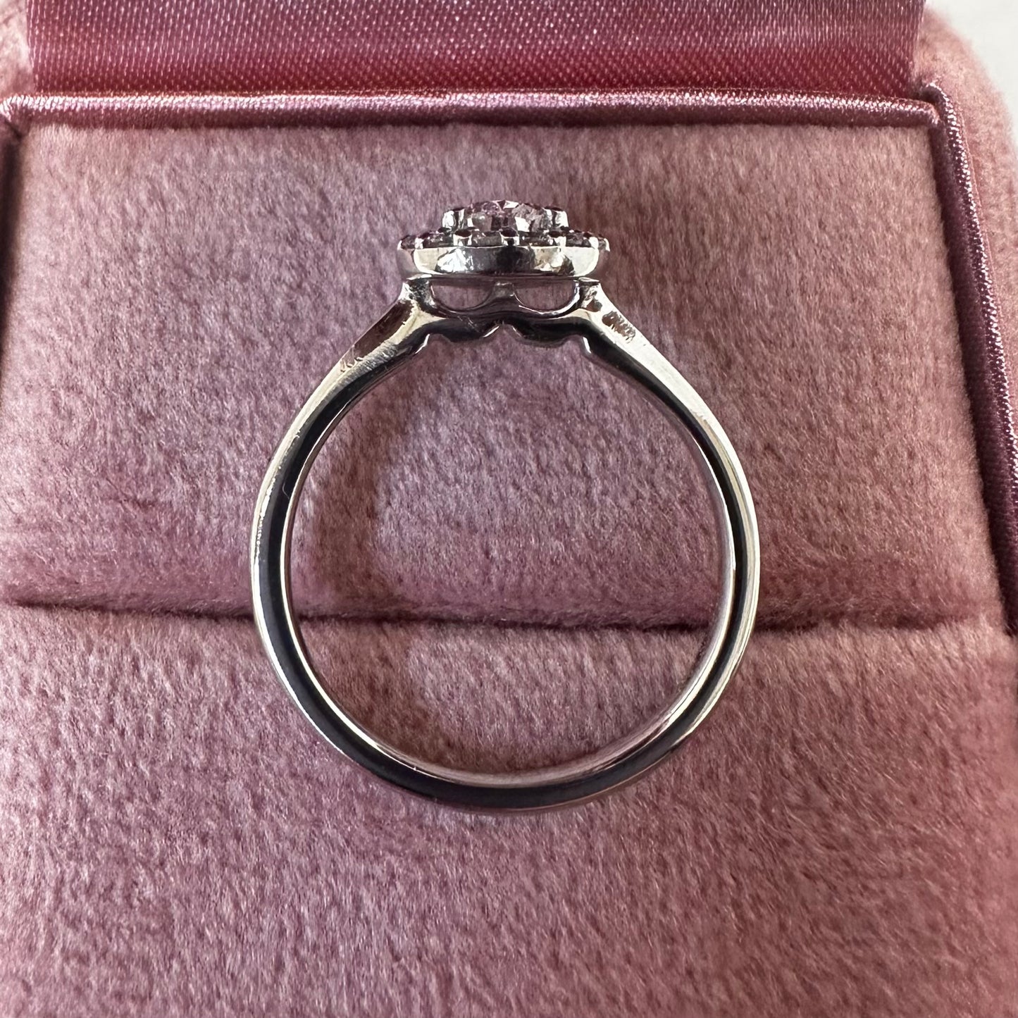 Platinum Pear Diamond Ring - Lucy in the Sky