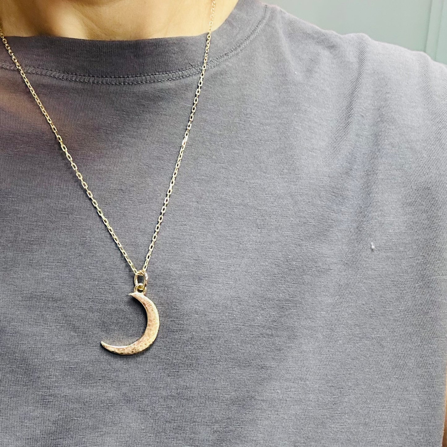 Gold Moon Necklace