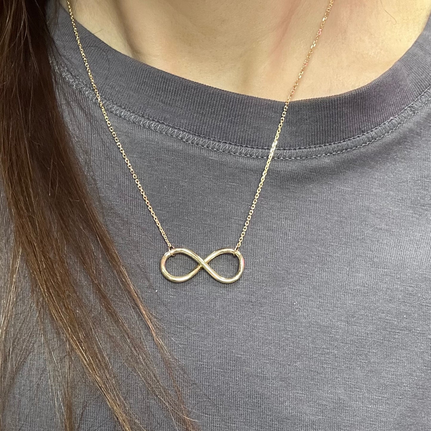 Gold Infinity Necklace