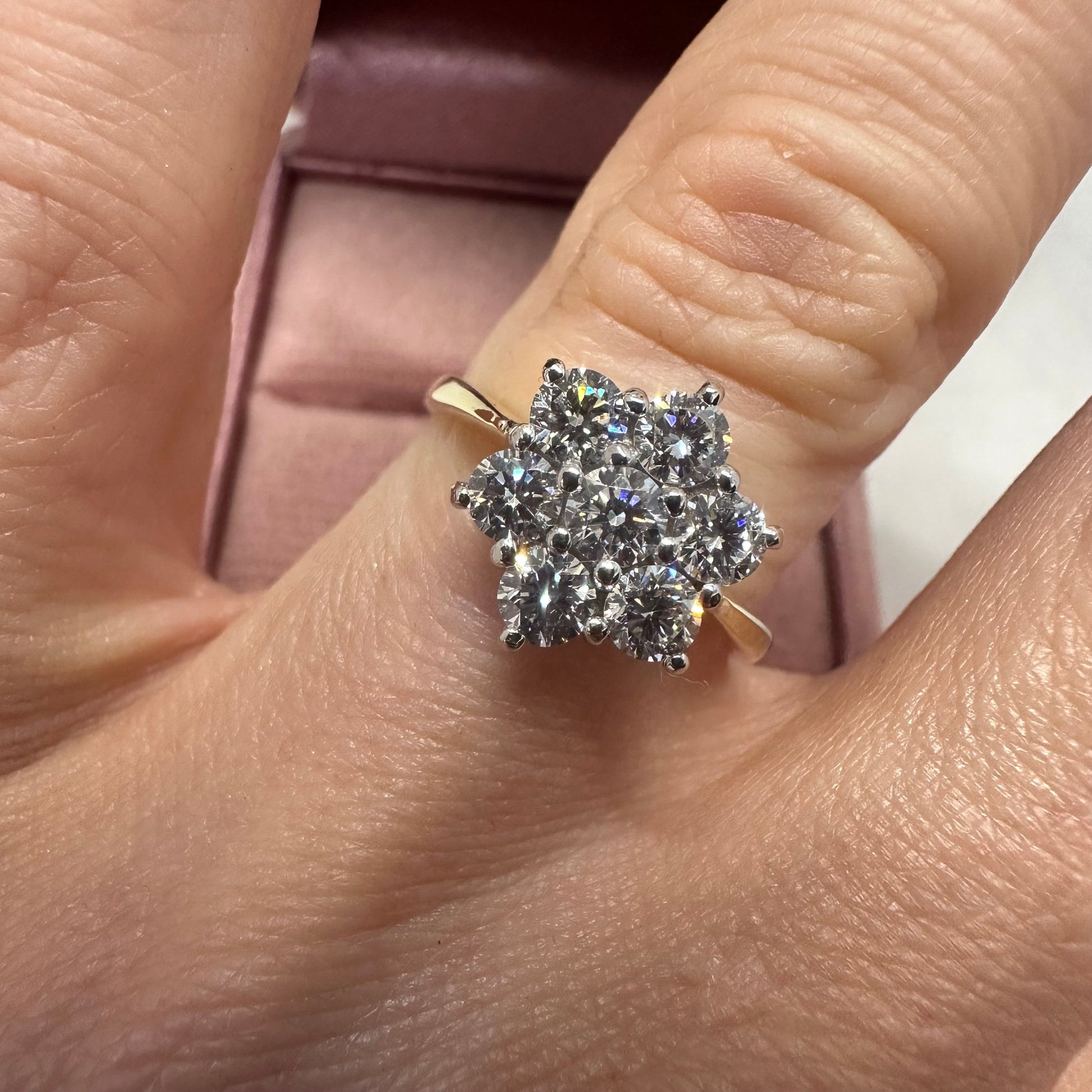 18ct Diamond Cluster - Lucy in the Sky