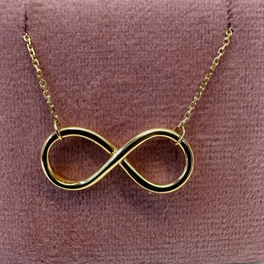 Gold Infinity Necklace - Lucy in the Sky