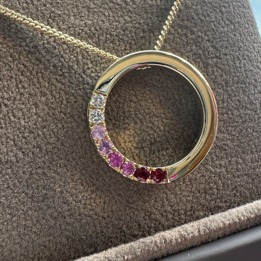 ‘Rosa Eclipse’ necklace