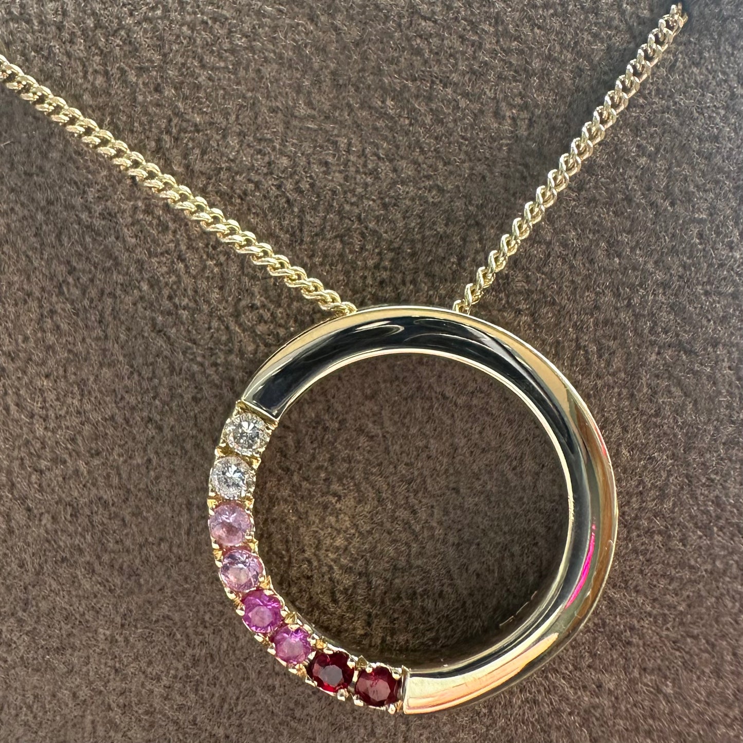 ‘Rosa Eclipse’ necklace