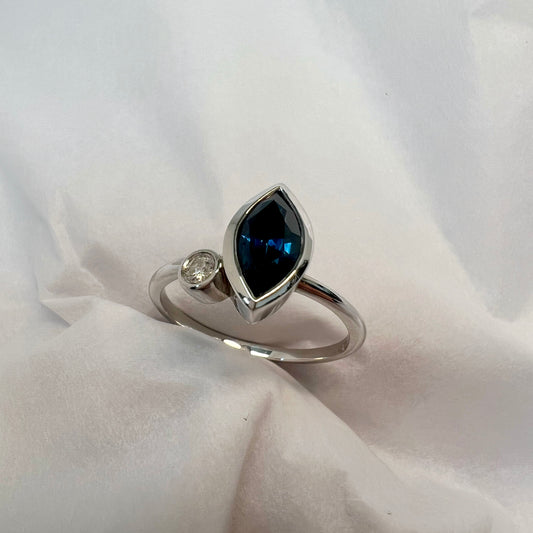 1ct Marquise Sapphire