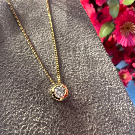 18ct Gold Diamond Necklace