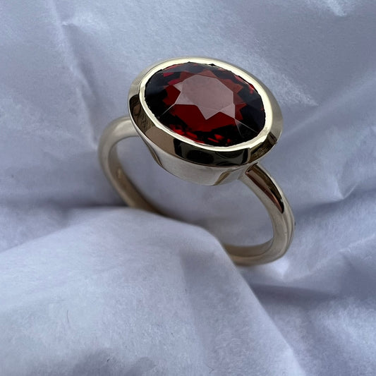 Garnet ring